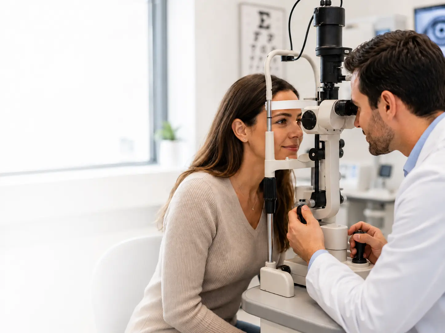 Urgent eye care exam room at Ozark Eye in Pea Ridge